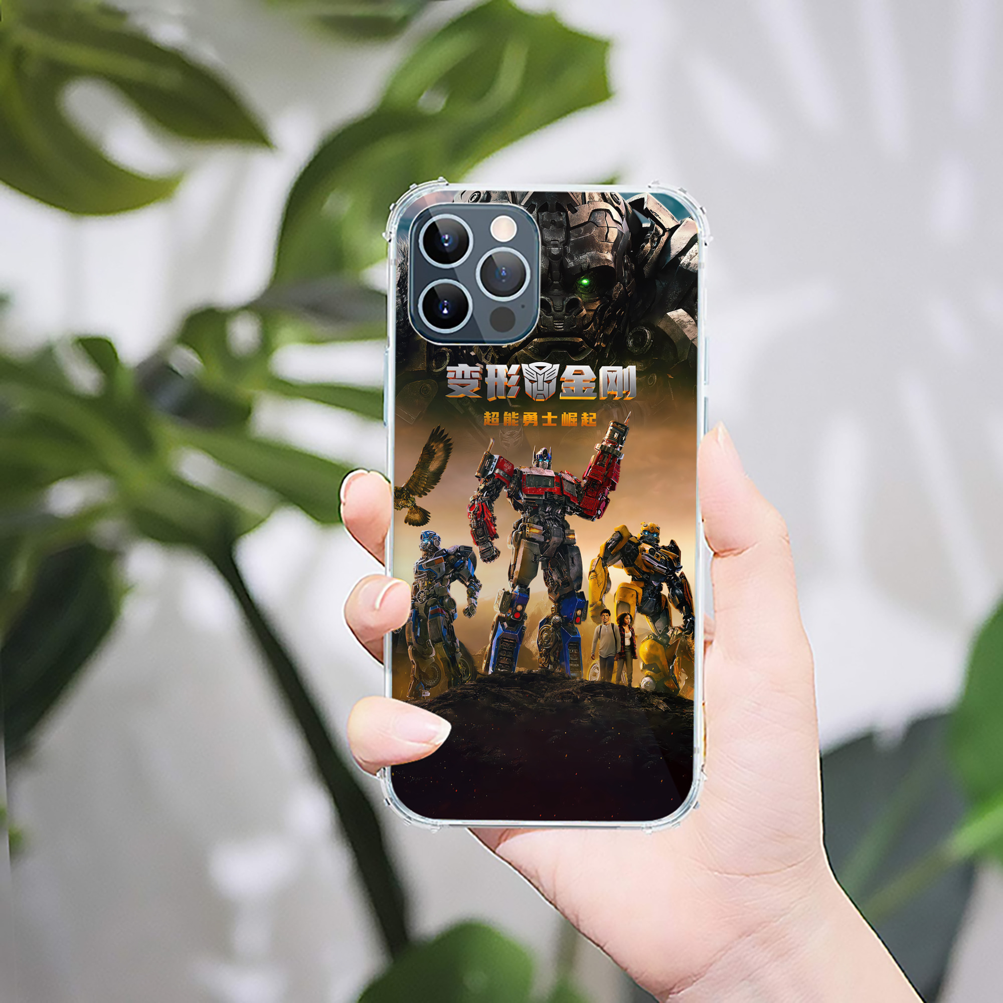 （画像用） Transformers トランスフォーマー 【iPhone 12シリーズ対応】透明スマホケース（クリアソフトケース）